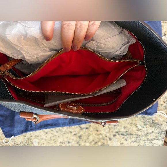 Dooney & Bourke Black Pebbled Leather Purse - Picture 14 of 16